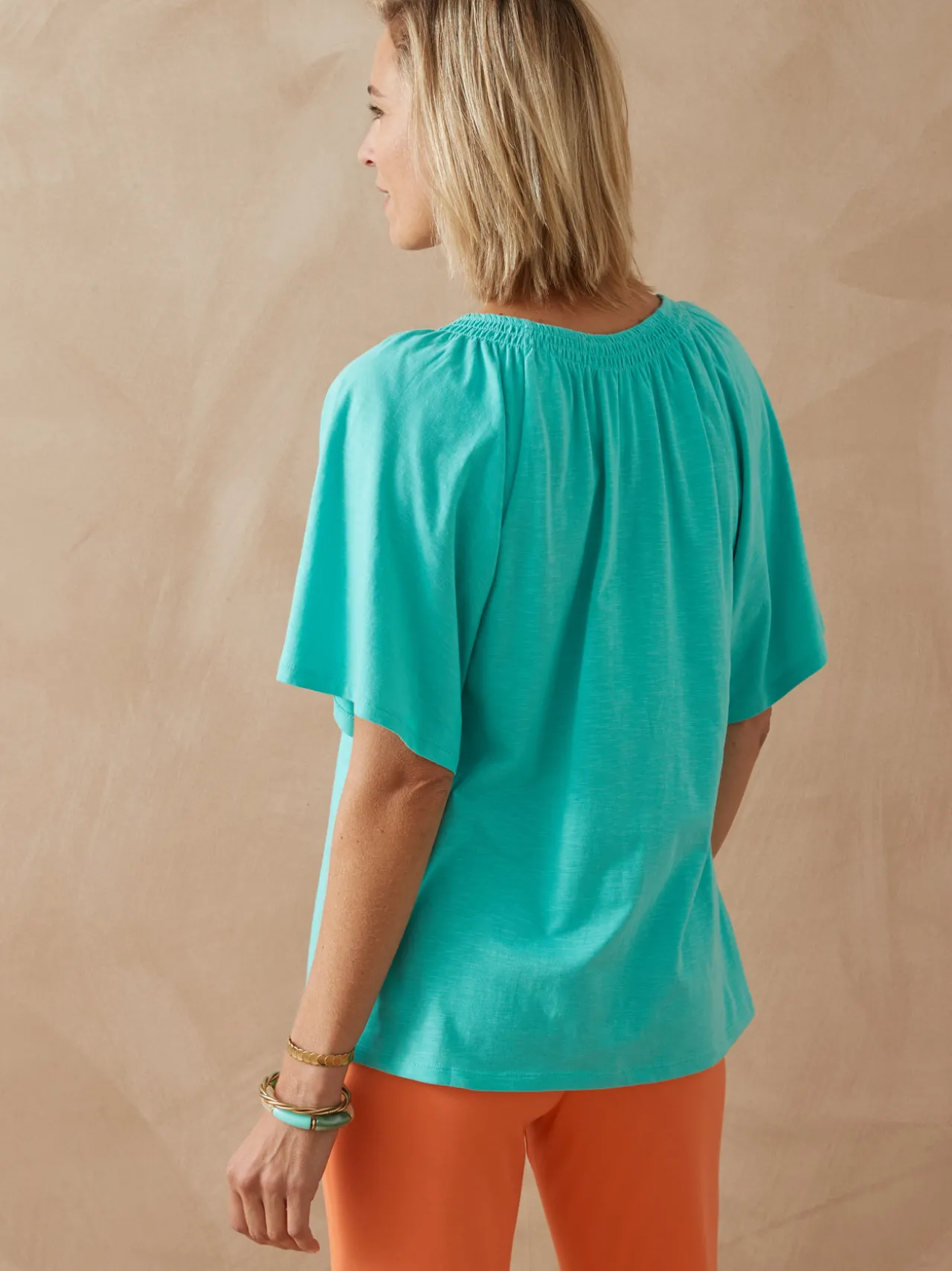 Tee-shirt manches courtes papillon