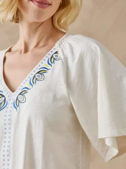 Tee-shirt manches courtes papillon