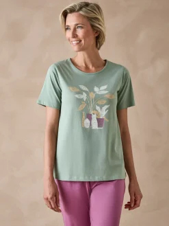 Tee-shirt manches courtes maille coton