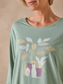 Tee-shirt manches longues maille coton