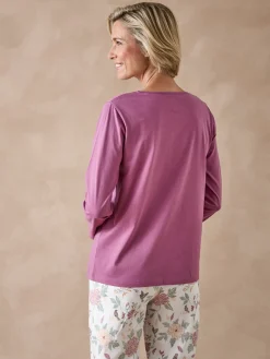 Tee-shirt manches longues maille coton