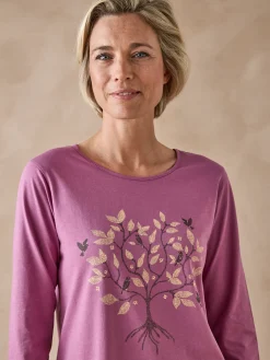 Tee-shirt manches longues maille coton