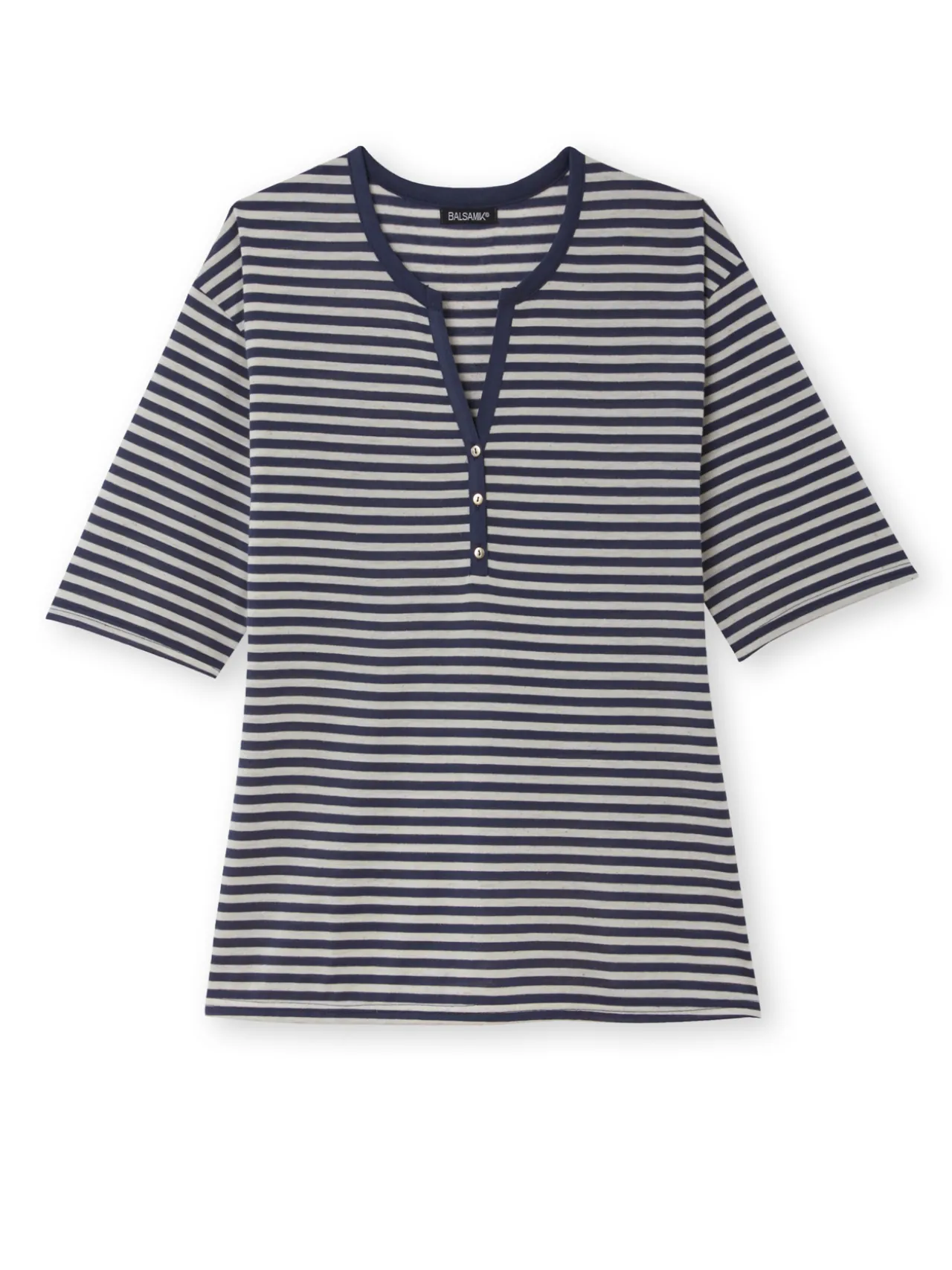 Tee-shirt marinière avec lin