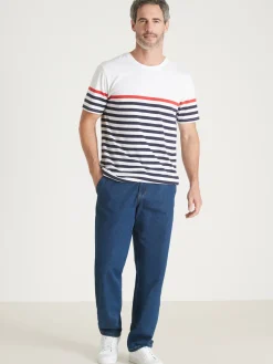 Tee-shirt marinière manches courtes