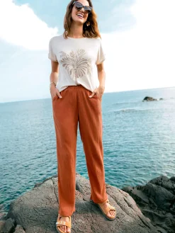 Tee-shirt motif palmier