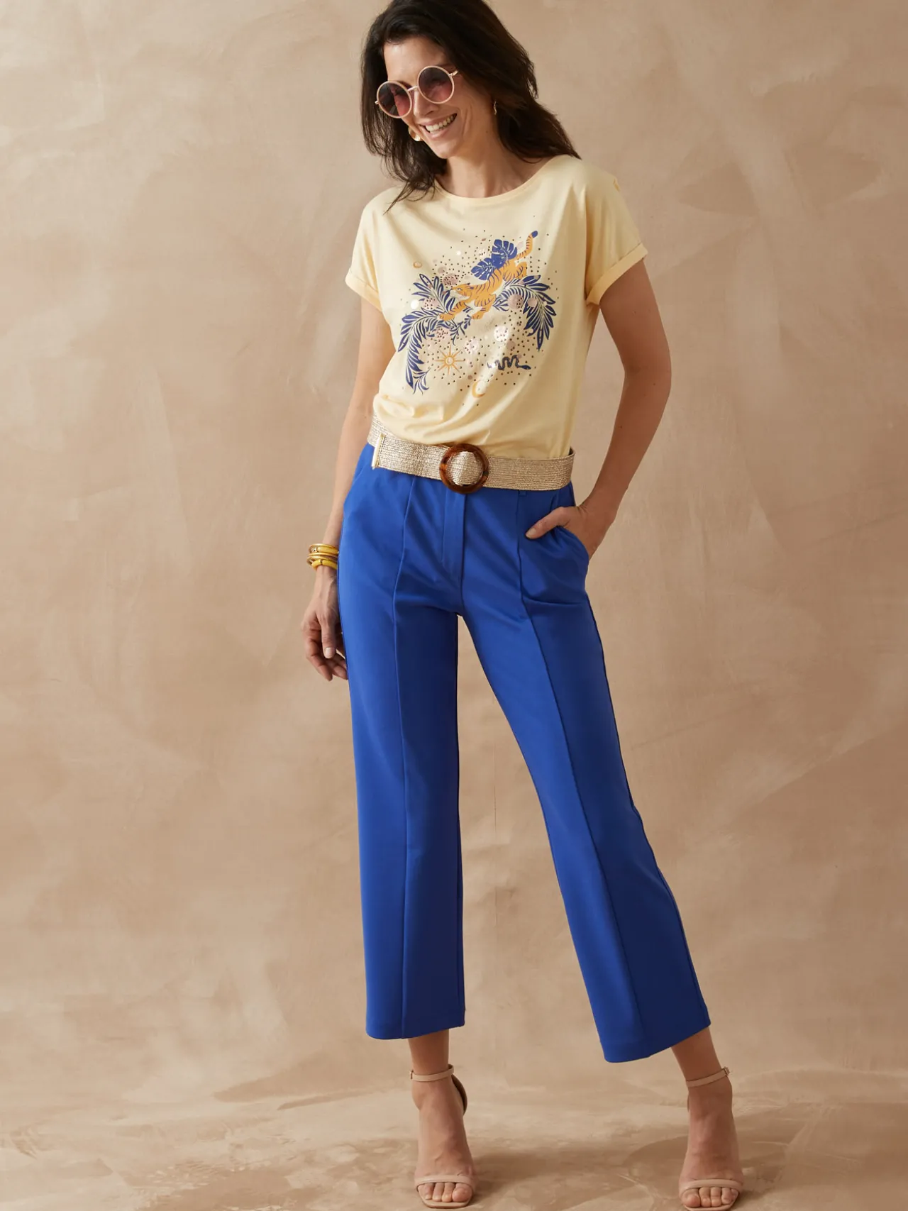 Tee-shirt motif placé