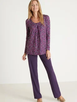 Tee-shirt tunique manches longues