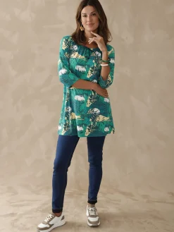 Tee-shirt tunique manches 3/4