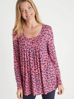 Tee-shirt tunique manches longues