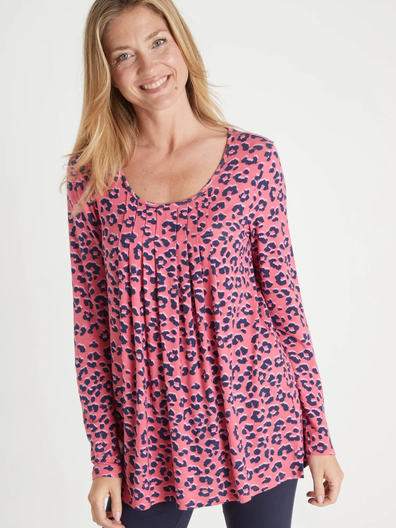 Tee-shirt tunique manches longues