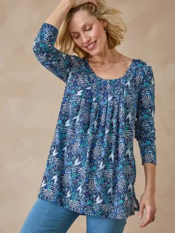 Tee-shirt tunique manches longues