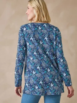 Tee-shirt tunique manches longues