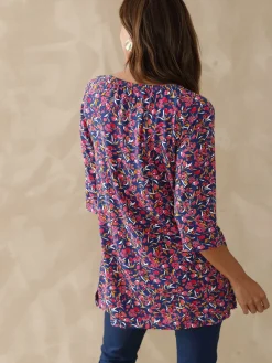 Tee-shirt tunique manches 3/4