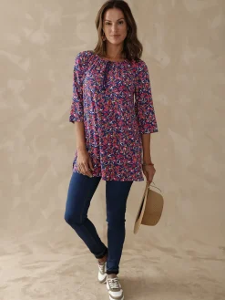 Tee-shirt tunique manches 3/4