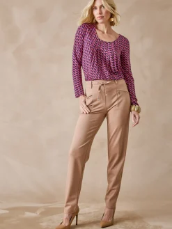 Tee-shirt tunique manches longues