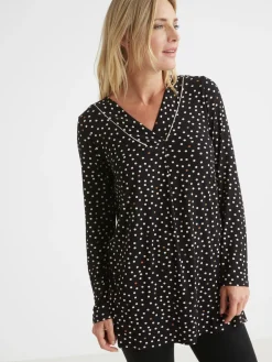 Tee-shirt tunique manches longues