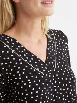 Tee-shirt tunique manches longues