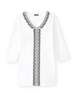 Tee-shirt tunique manches 3/4