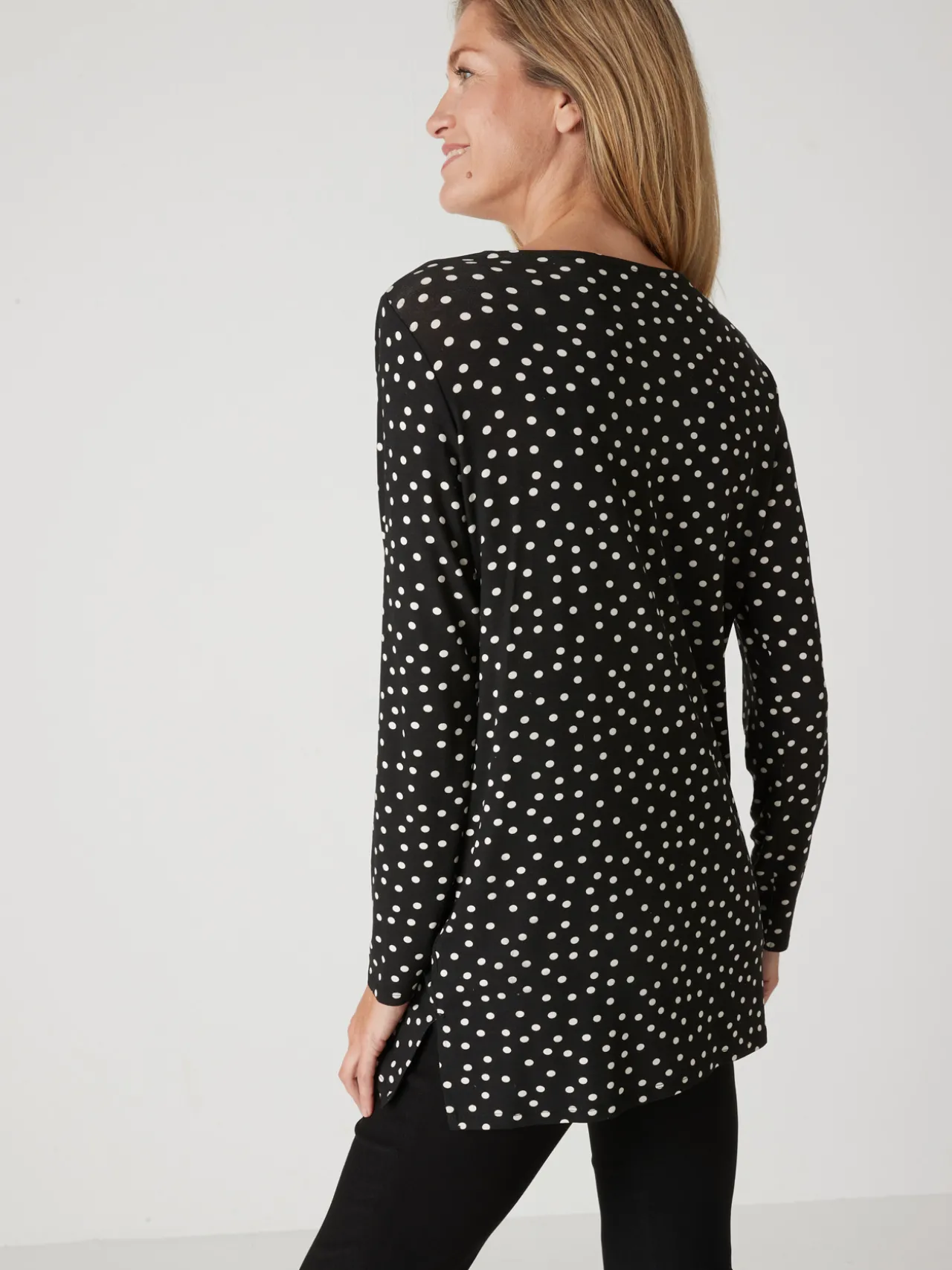 Tee-shirt tunique manches longues