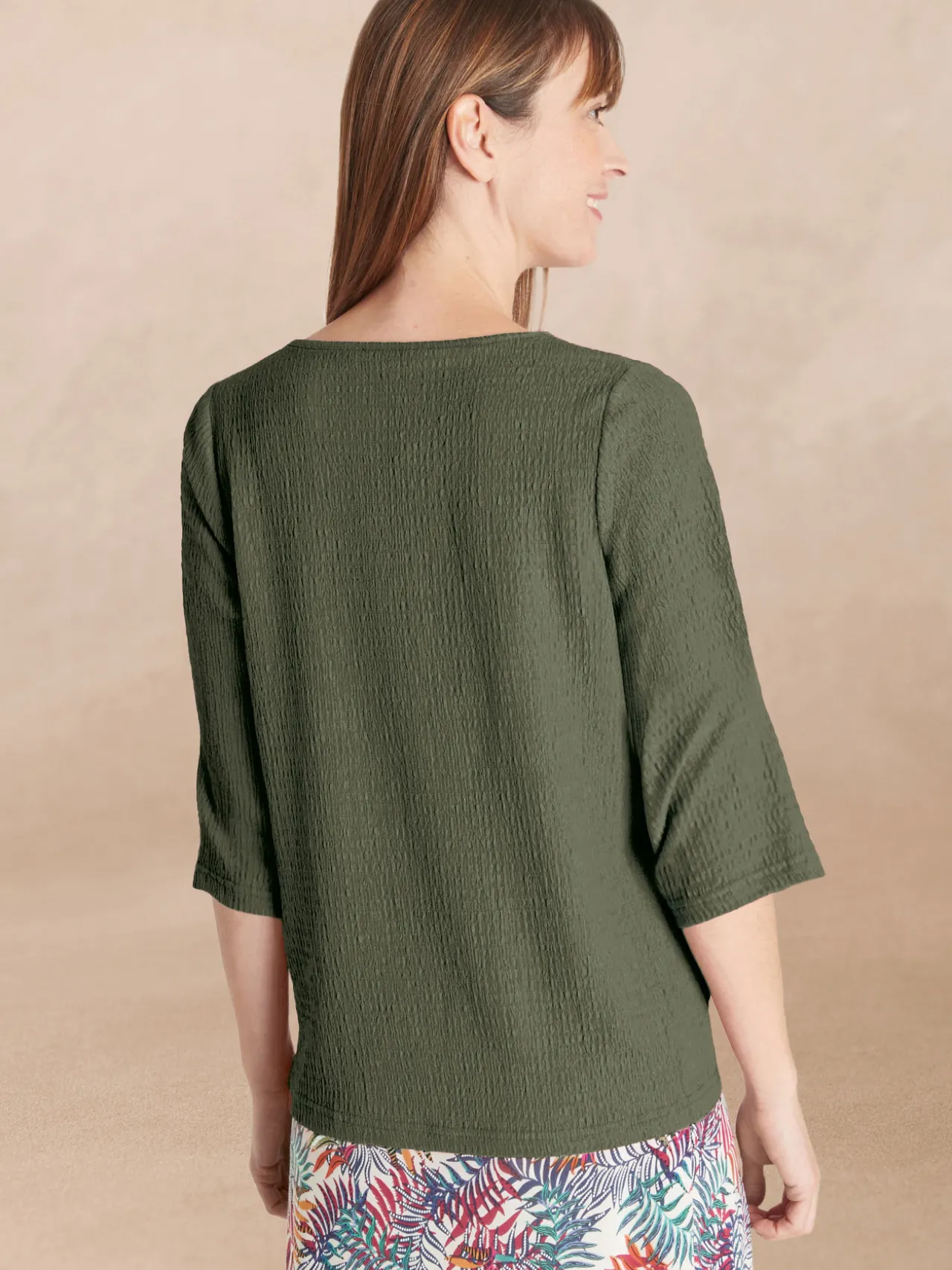 Tee-shirt V galon fantaisie