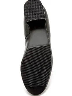 Trotteurs à pompons cuir demi-pointures