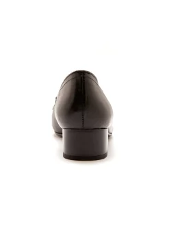 Trotteurs à pompons cuir demi-pointures