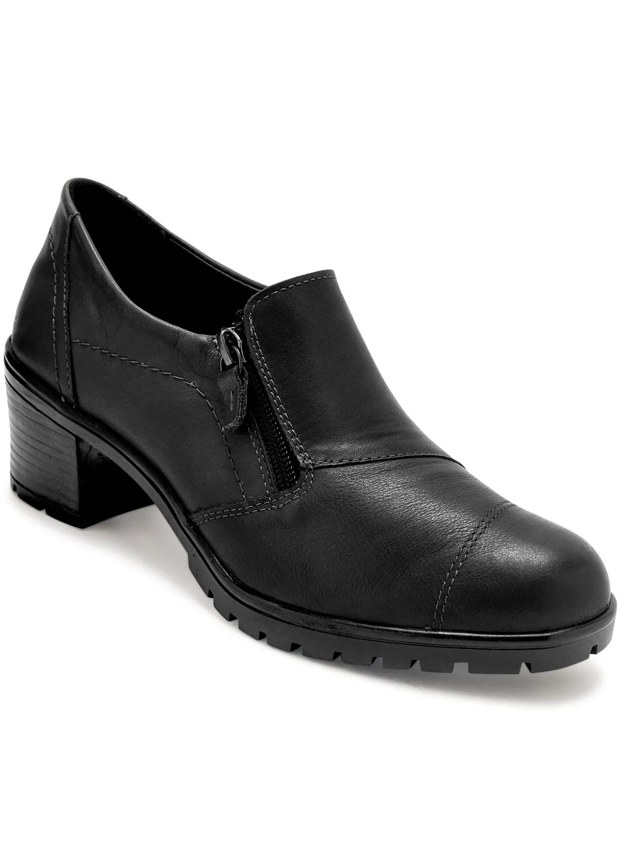 Trotteurs zippés à petit talon