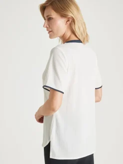 Tunique bicolore manches courtes