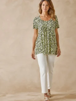 Tunique en maille avec plis d'aisance