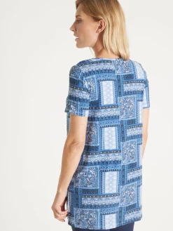 Tunique en maille avec plis d'aisance