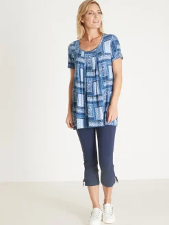 Tunique en maille avec plis d'aisance