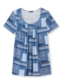 Tunique en maille avec plis d'aisance