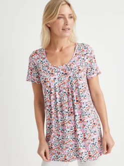 Tunique en maille avec plis d'aisance