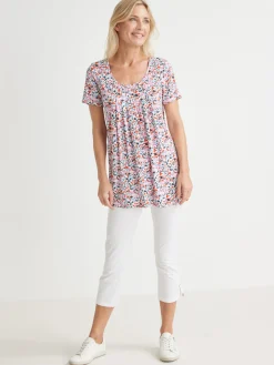 Tunique en maille avec plis d'aisance