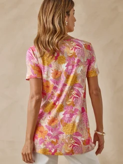 Tunique en maille avec plis d'aisance