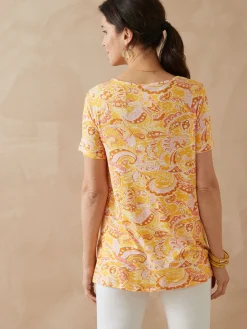 Tunique en maille avec plis d'aisance