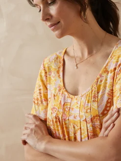 Tunique en maille avec plis d'aisance