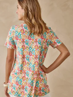 Tunique en maille avec plis d'aisance