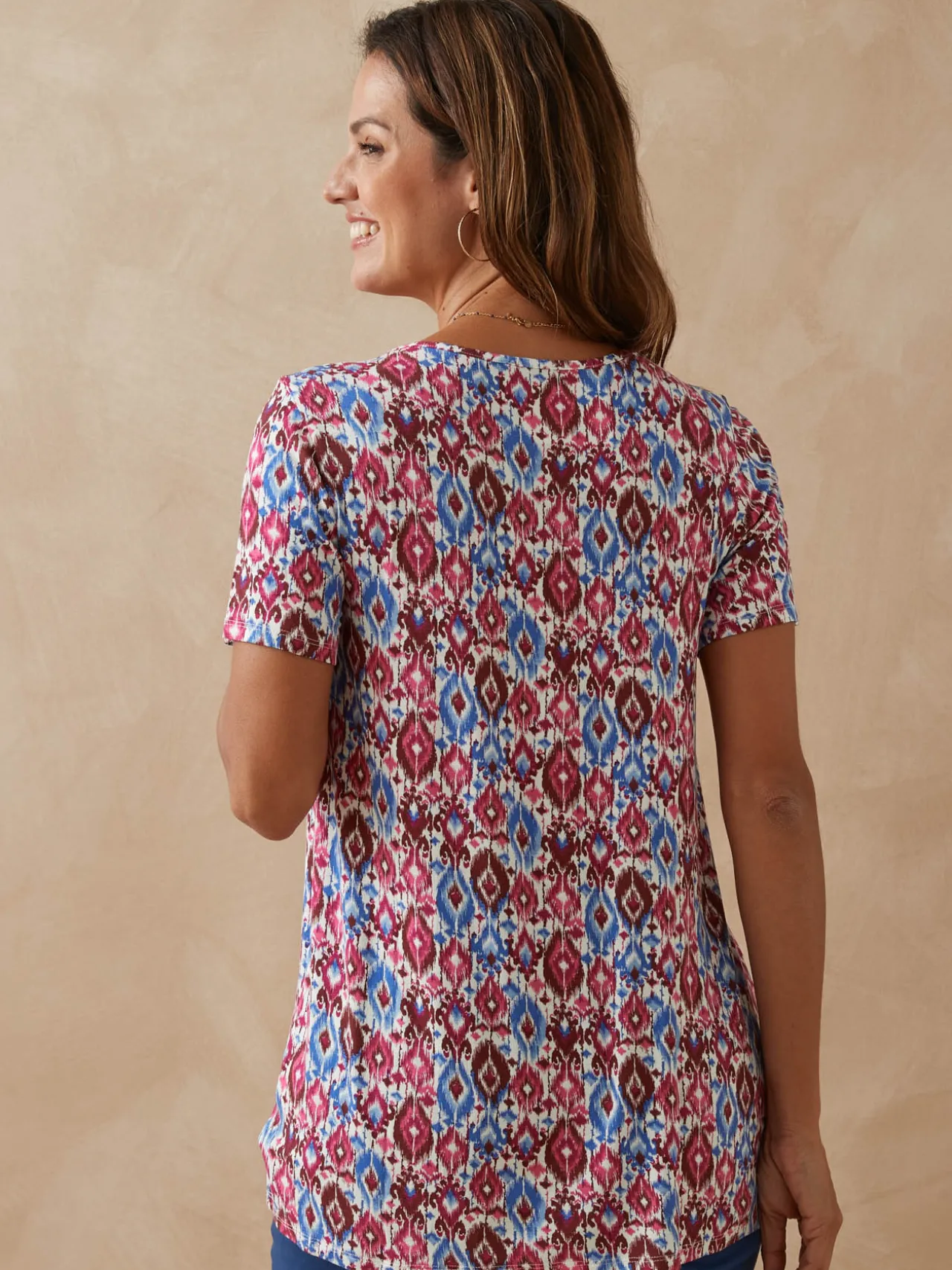 Tunique en maille avec plis d'aisance