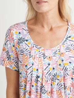 Tunique en maille avec plis d'aisance