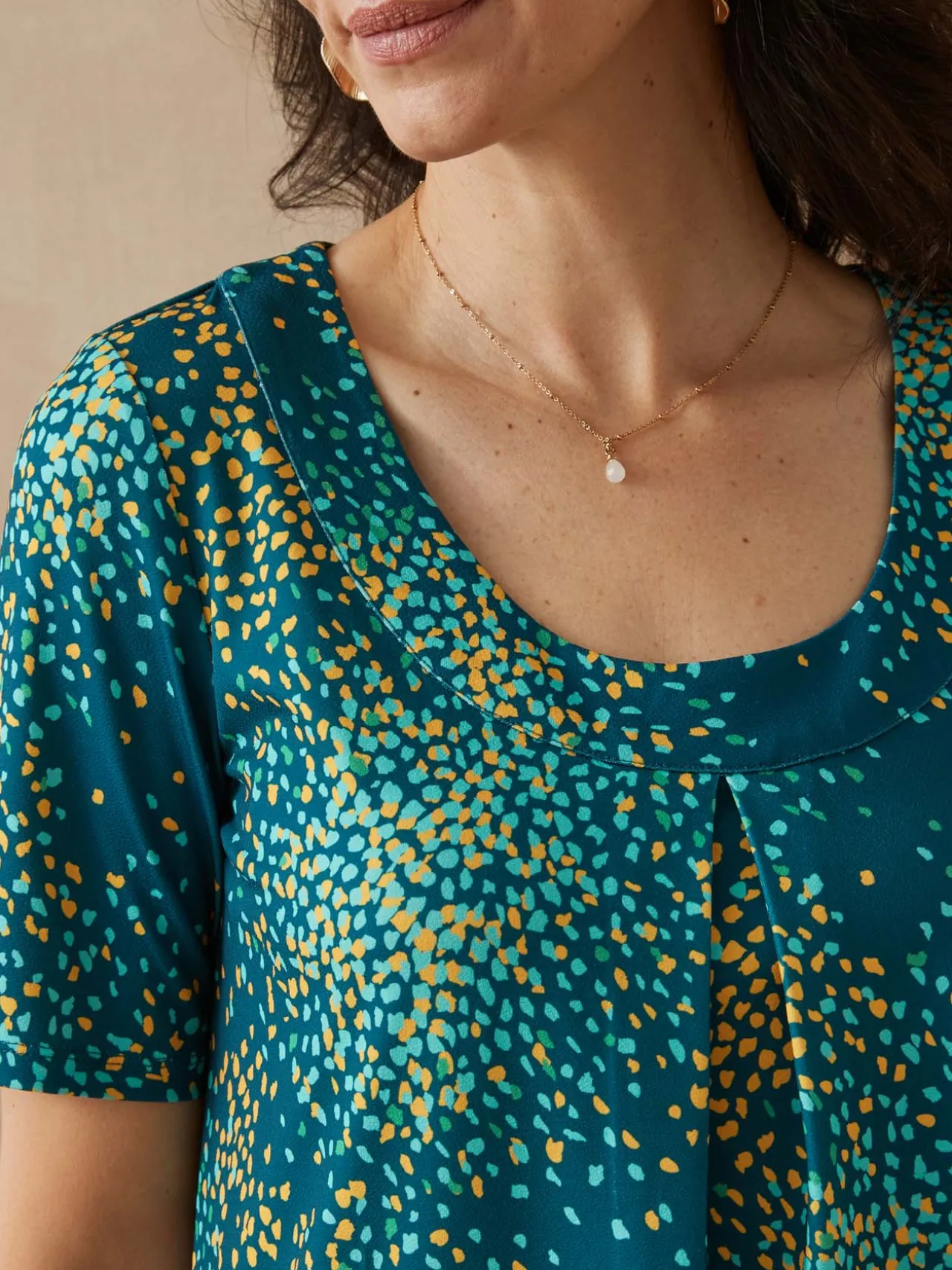 Tunique en maille crêpe