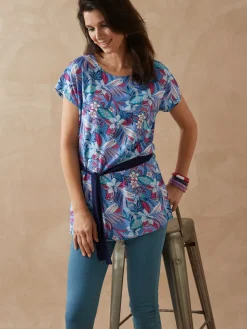 Tunique encolure bateau