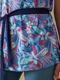 Tunique encolure bateau