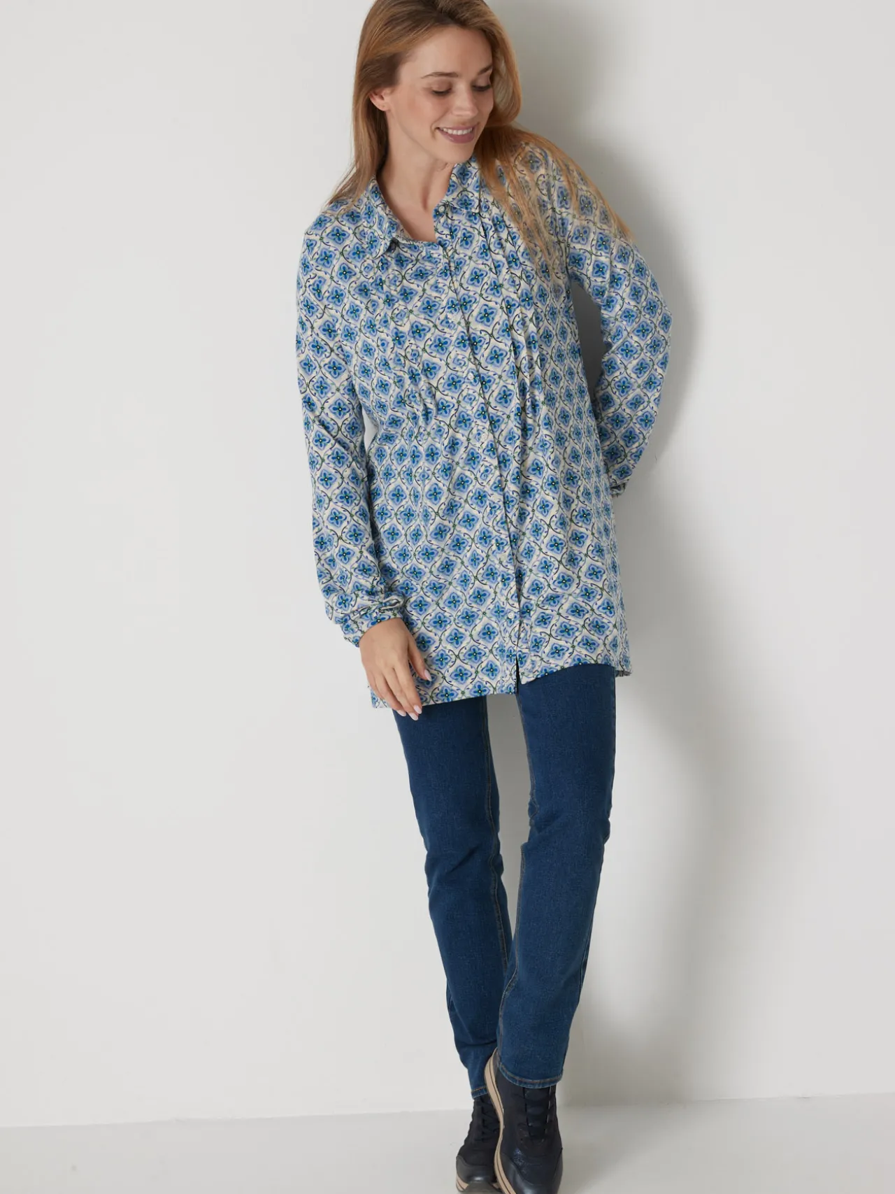 Tunique fluide en jersey