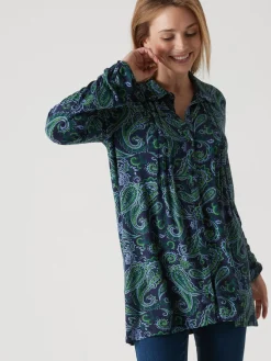 Tunique fluide en jersey