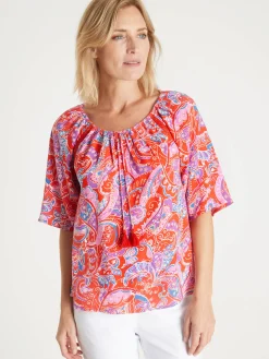 Tunique fluide manches au coude