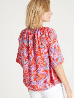 Tunique fluide manches au coude