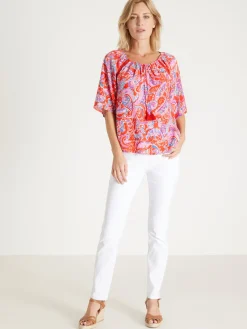 Tunique fluide manches au coude