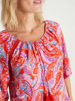 Tunique fluide manches au coude