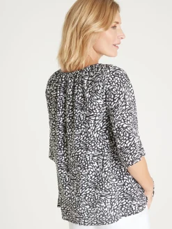 Tunique fluide manches au coude